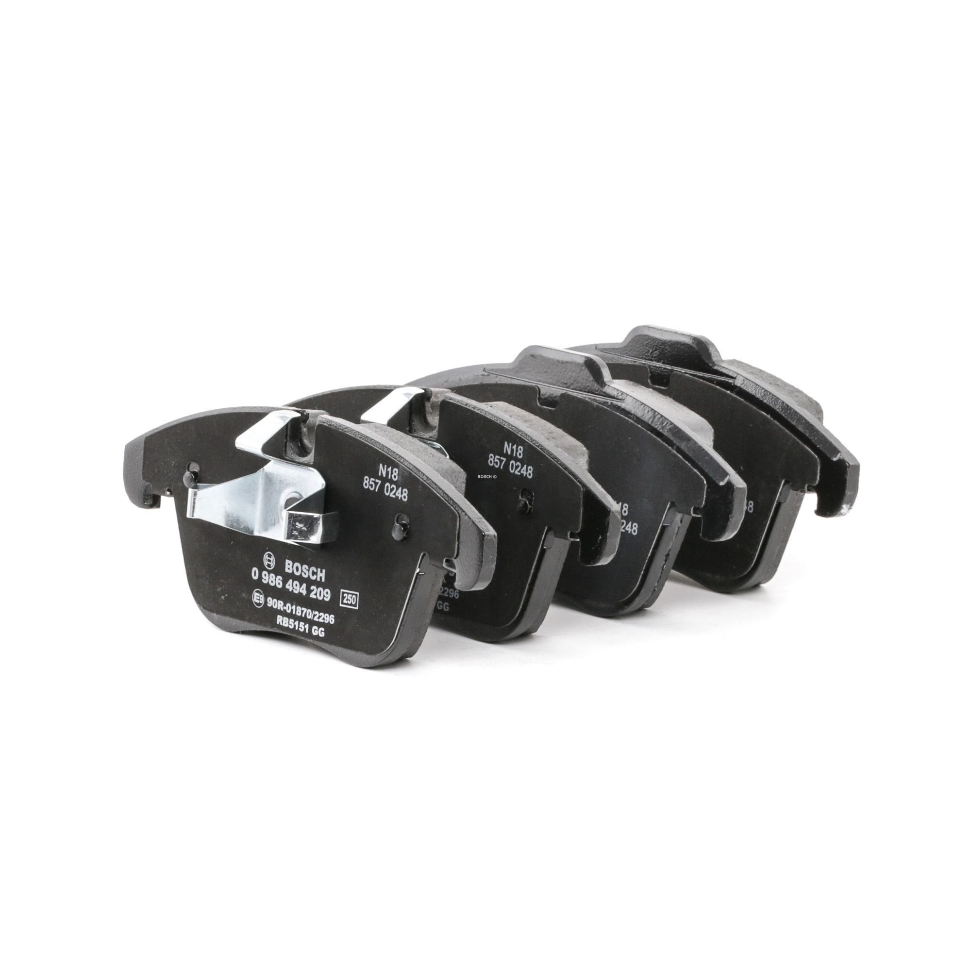 Cumpărați Plăcuțe de frână de la BOSCH Număr produs: 0 986 494 209 la prețul de doar 271,05 lei