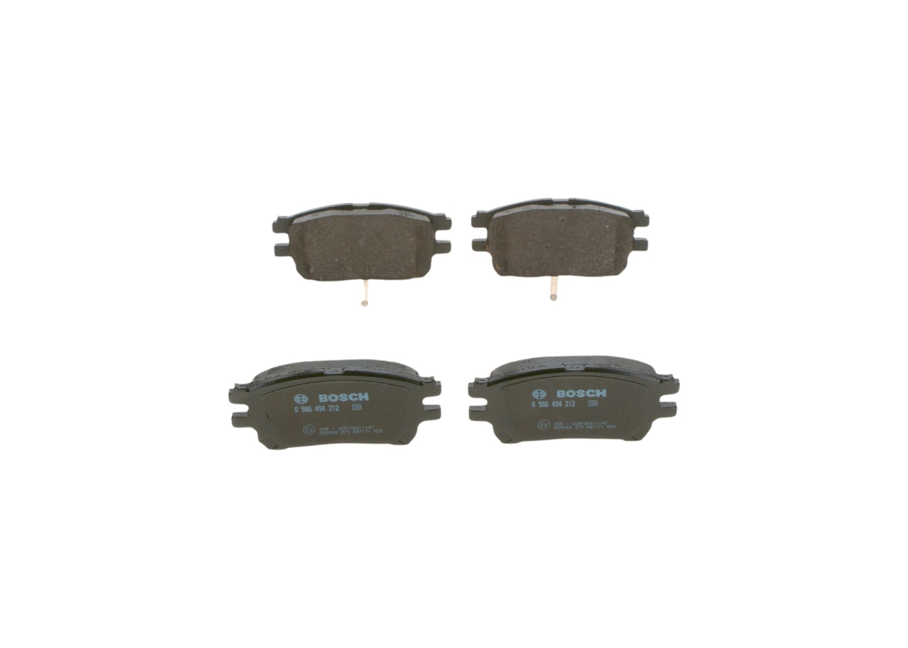 OEM Kit pastiglie freno TOYOTA Previa / Estima II (XR30) 2002 0446528410, 0446528460, 0446528490 BOSCH