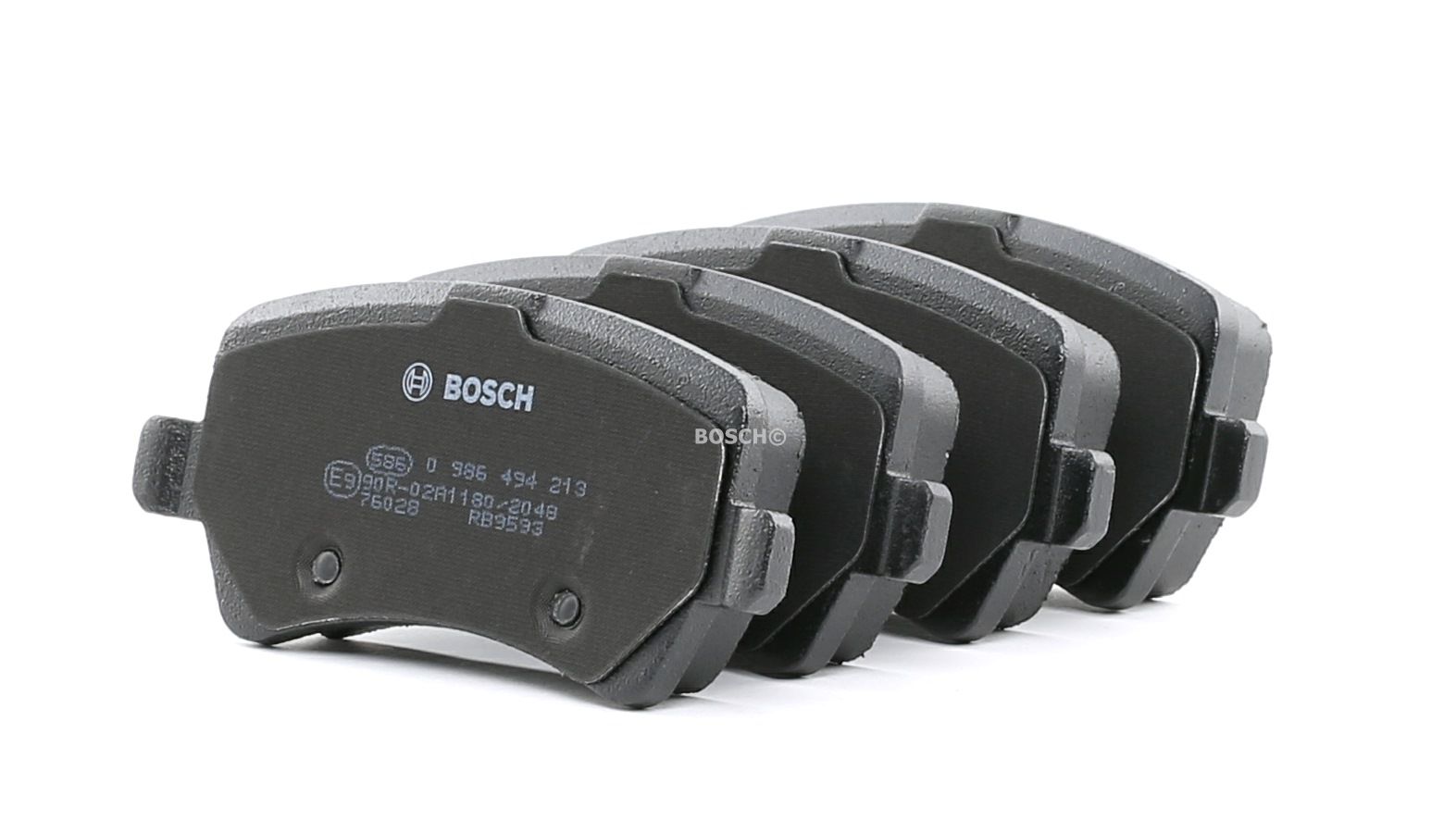 Cumpărați Plăcuțe de frână de la BOSCH Număr produs: 0 986 494 213 la prețul de doar 164,23 lei