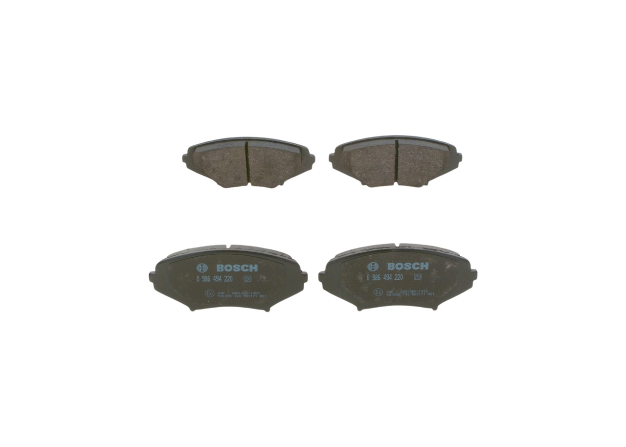 OEM Set plăcuțe de frână Mazda RX 8 Coupe 2010 F1Y13323ZC, F1Y13328ZB, F1Y73323ZA BOSCH