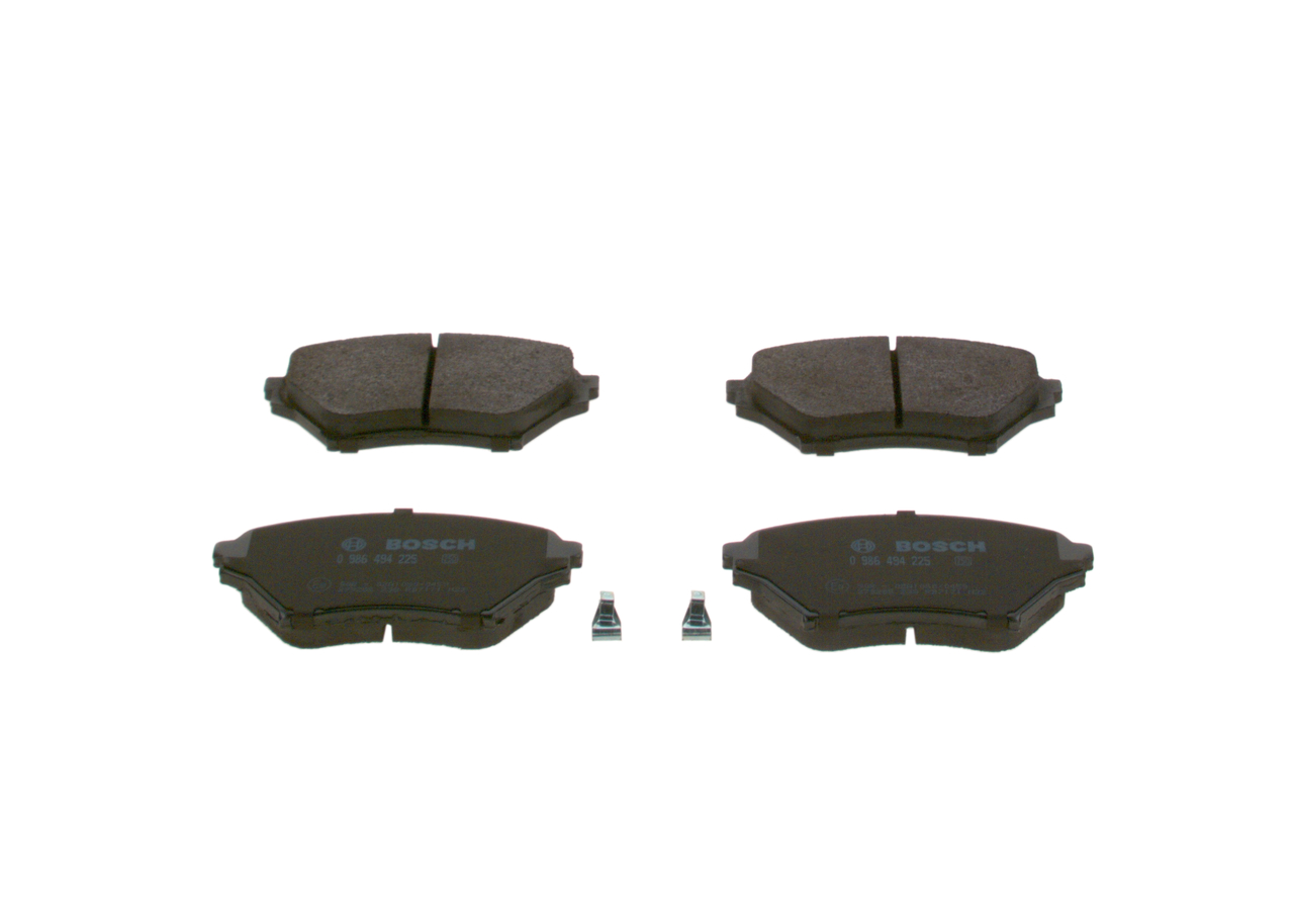 Köp billiga original Bromsbelägg 0 986 494 225 jämförbara med N0Y73328Z OEM nummer på nätet
