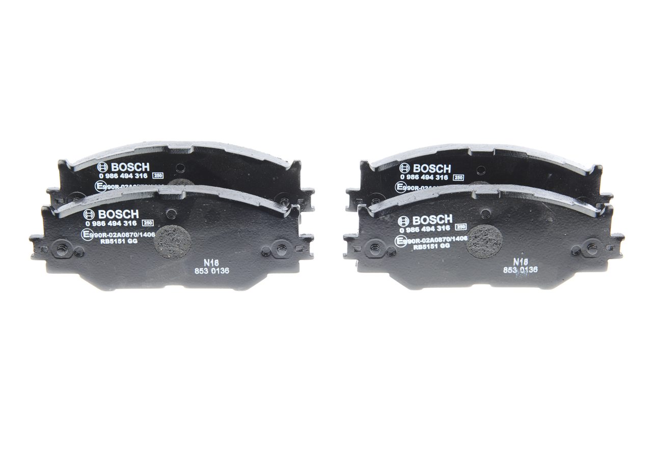 BOSCH 0 986 494 316 Plaquettes de frein