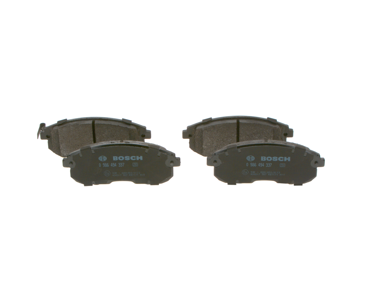Įsigykite BOSCH Stabdžių kaladėlės Prekės Nr.: 0 986 494 337 už žemiausią 32,81 € kainą