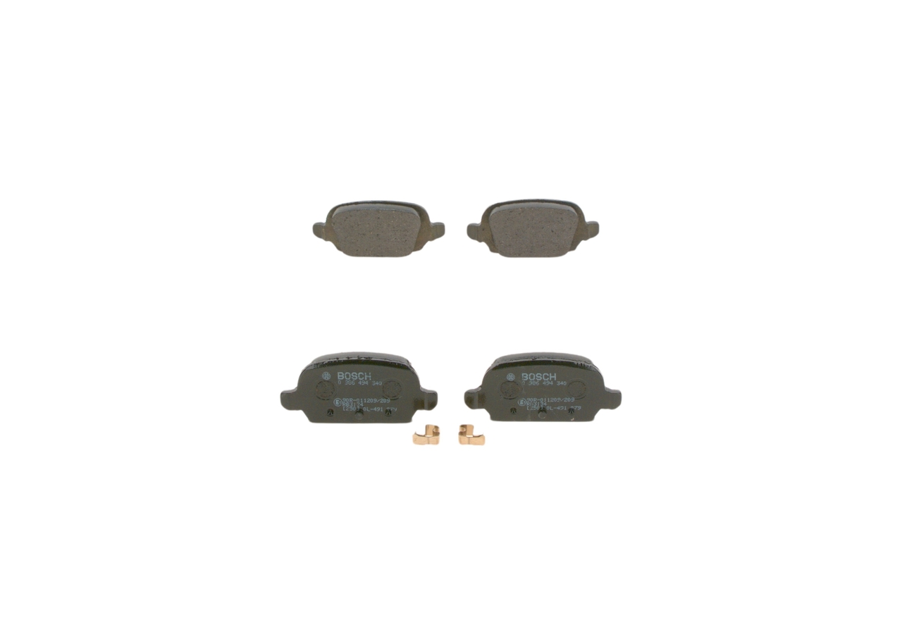 Įsigykite BOSCH Stabdžių kaladėlės Prekės Nr.: 0 986 494 340 už žemiausią 32,89 € kainą