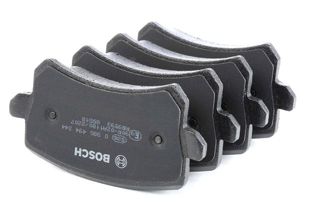 Bestel originele Remblokken 0 986 494 344 voordelig online, te vergelijken met 3C0698451A OEM-nummers