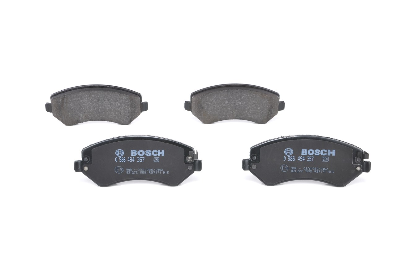 Įsigykite BOSCH Stabdžių kaladėlės Prekės Nr.: 0 986 494 357 už žemiausią 41,78 € kainą