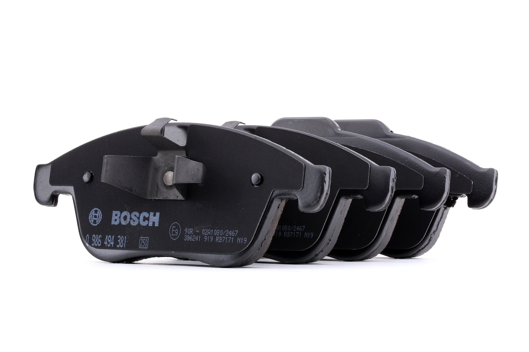 Köp BOSCH Bromsbelägg Produktnummer: 0 986 494 381 till det förmånliga priset av 477,39 kr