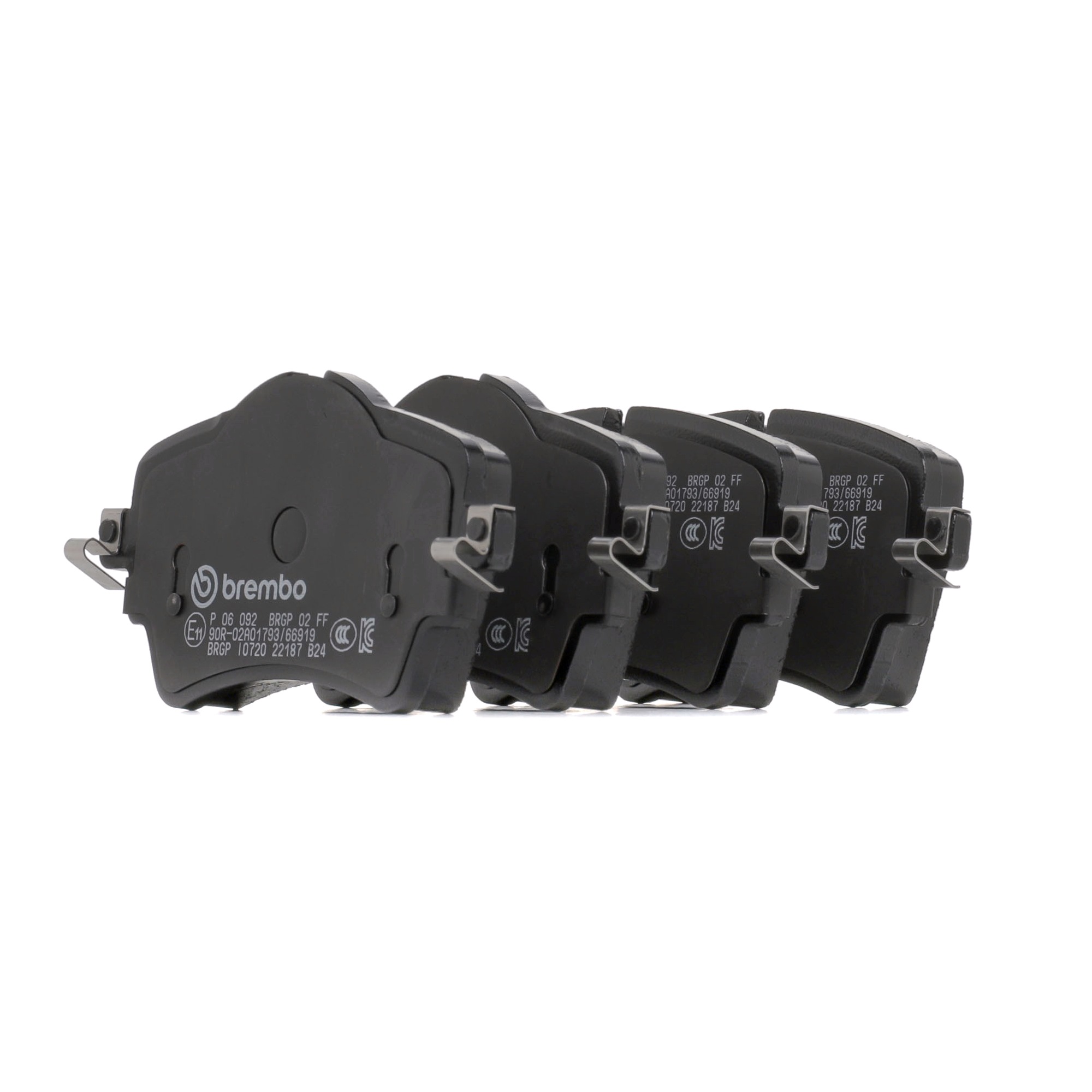 Köp BREMBO Bromsbelägg Produktnummer: P 06 092 till det förmånliga priset av 711,56 kr