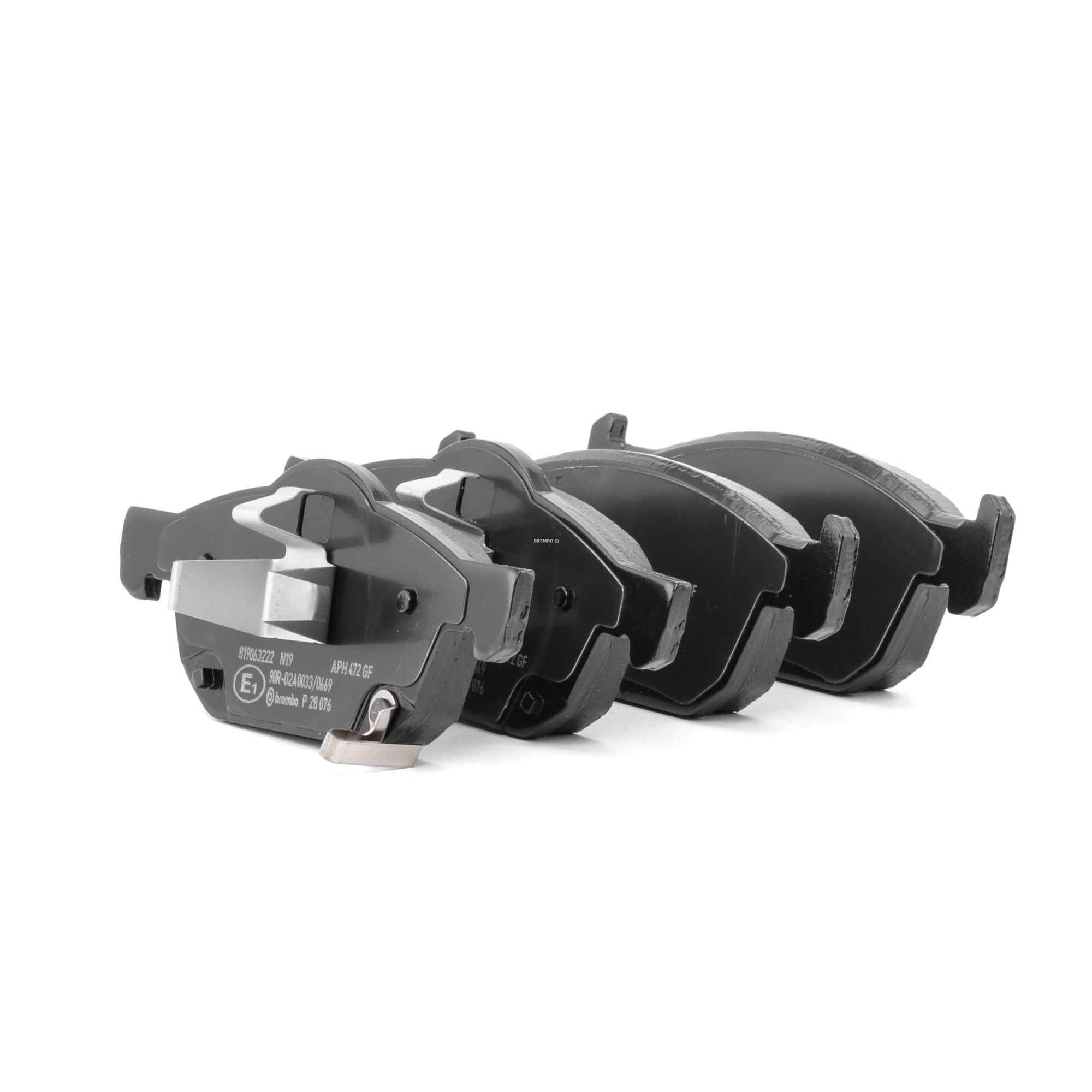Köp BREMBO Bromsbelägg Produktnummer: P 28 076 till det förmånliga priset av 466,46 kr