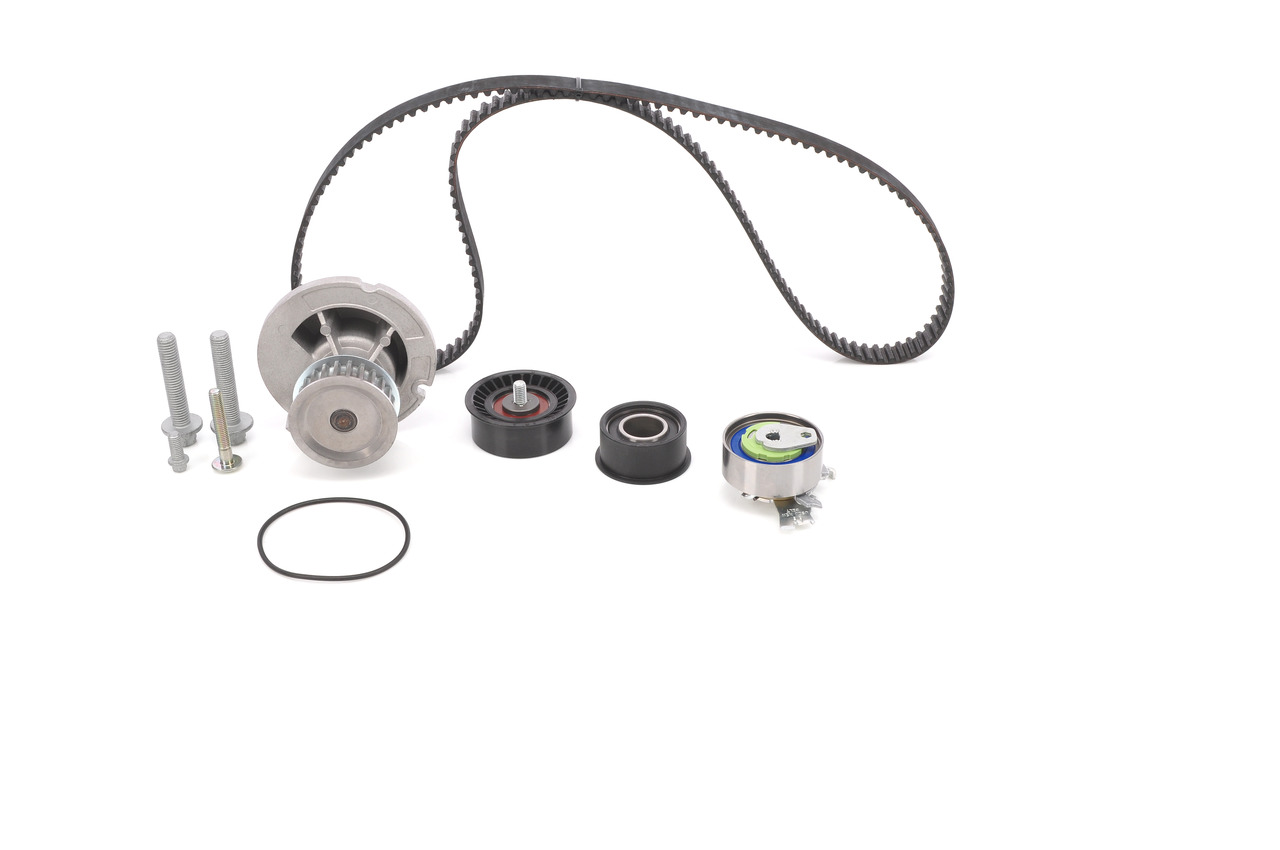 OEM Vodné čerpadlo + sada rozvodového remeňa Opel Zafira f75 2003 8738, 8749, BTK05154SWP BOSCH