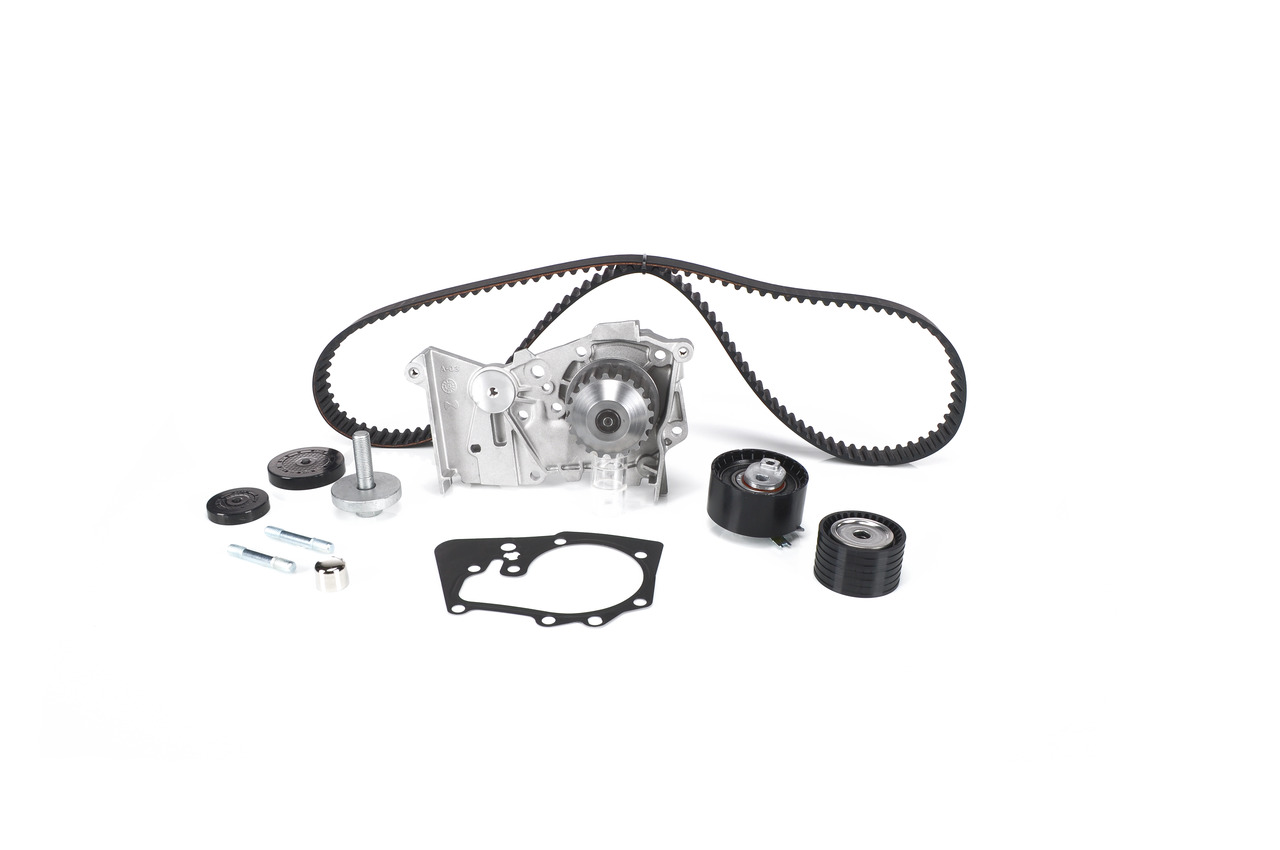 BOSCH 1987948766 kit de courroie de distribution + pompe à eau RENAULT Modus / Grand Modus F, JP 1.6 112 CH Essence