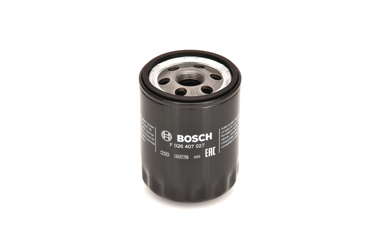 Köp BOSCH Oljefilter Produktnummer: F 026 407 027 till det förmånliga priset av 166,15 kr