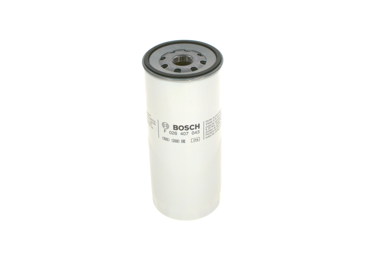 Köp BOSCH Oljefilter Produktnummer: F 026 407 043 till det förmånliga priset av 260,07 kr