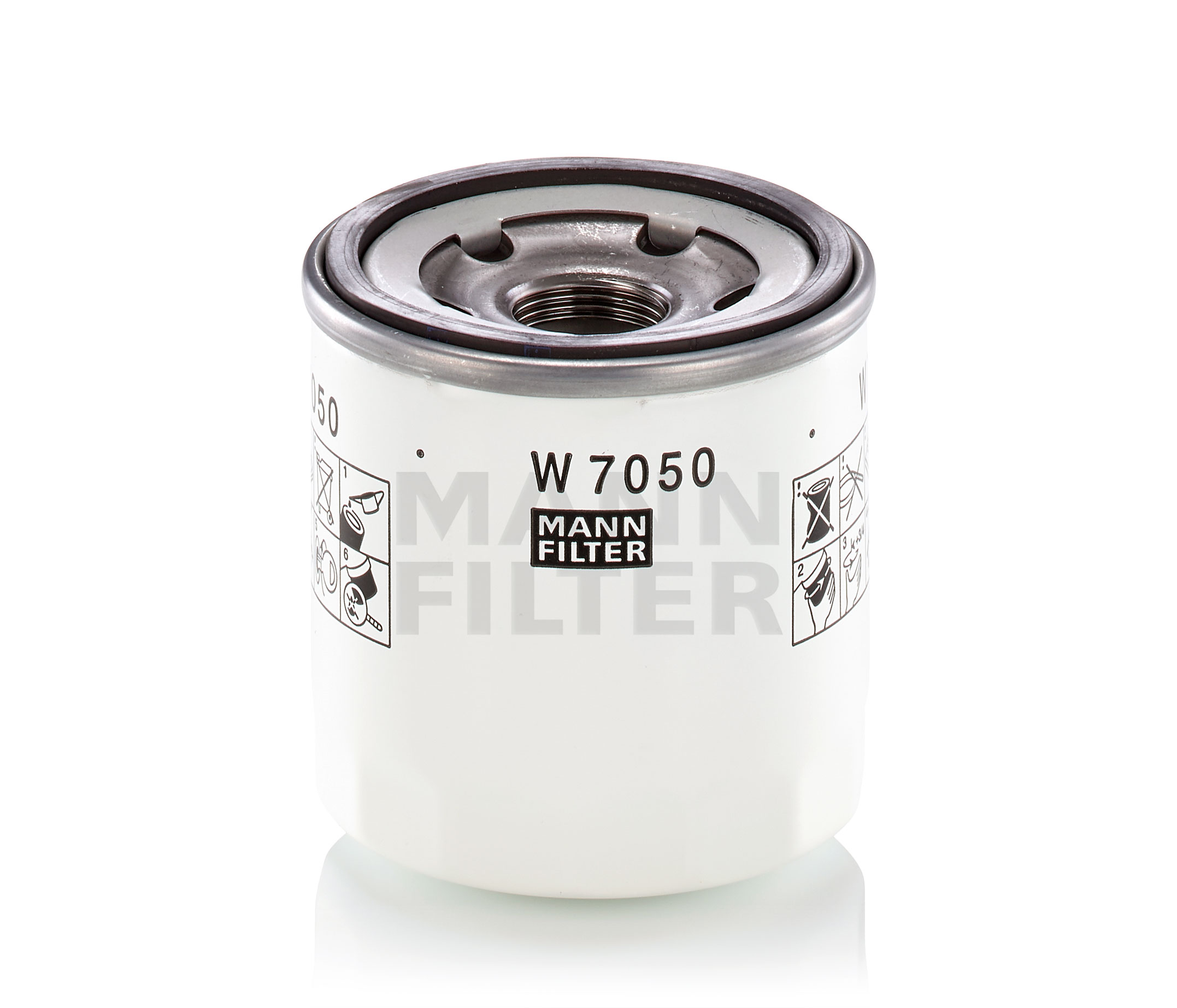 Įsigykite MANN-FILTER Alyvos filtras Prekės Nr.: W 7050 už žemiausią 11,13 € kainą
