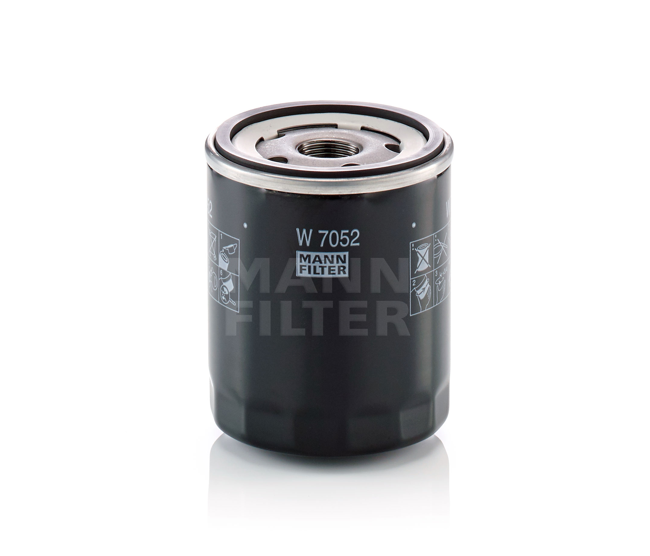 Köp MANN-FILTER Oljefilter Produktnummer: W 7052 till det förmånliga priset av 235,62 kr