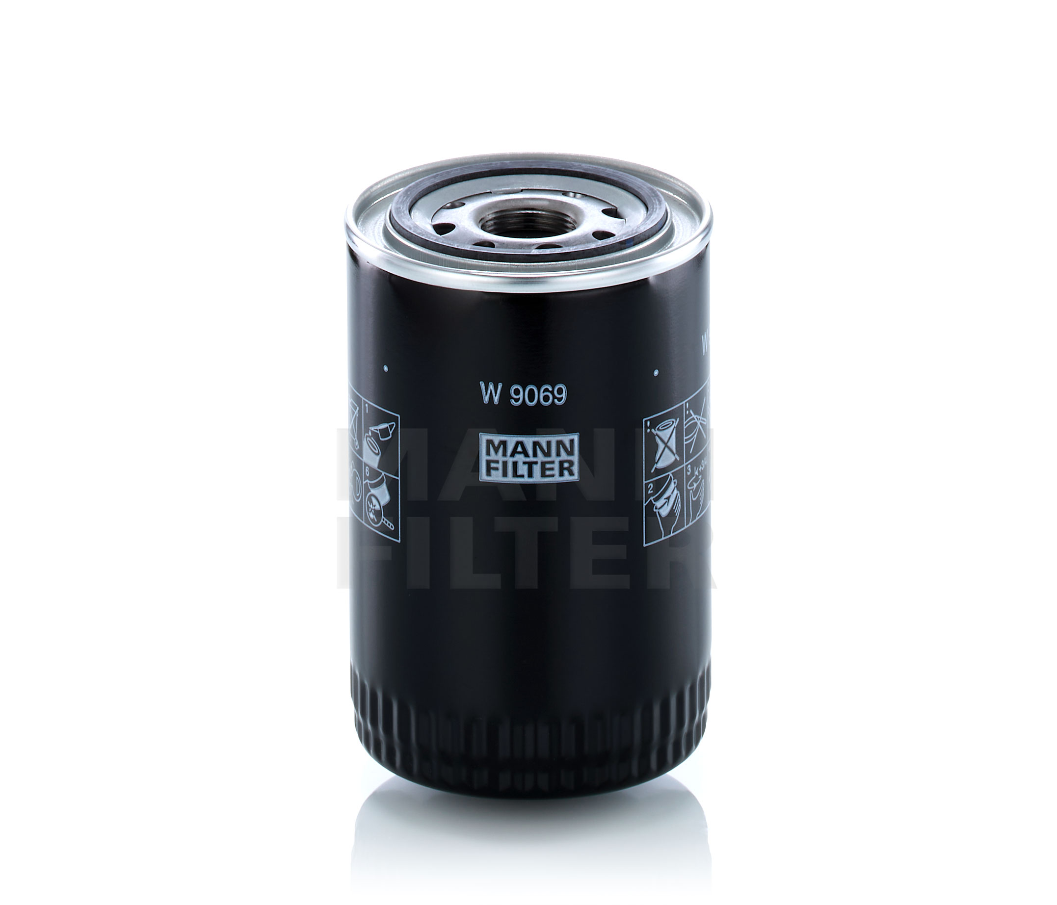Vásároljon MANN-FILTER Olajszűrő alkatrészt, termékkód: W 9069 alacsony áron: 5945,00 Ft