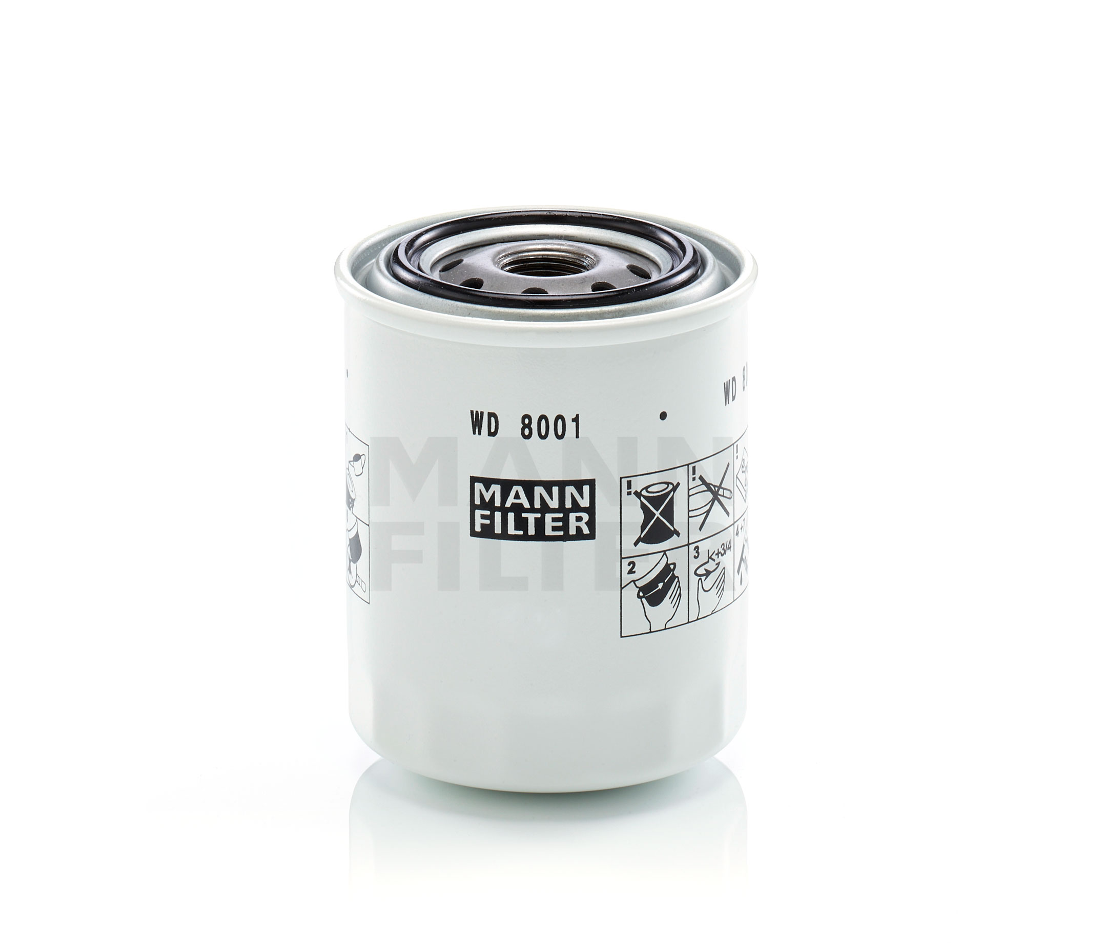 Køb MANN-FILTER Filter, arbejdshydraulik Produktnummer.: WD 8001 til den lave pris af 94,62 kr.