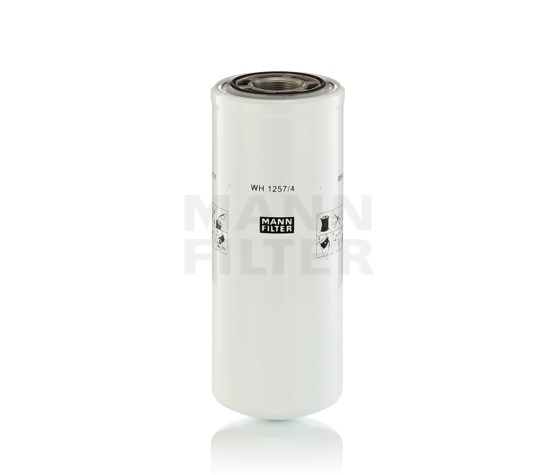Köp MANN-FILTER Filter, drifthydraulik Produktnummer: WH 1257/4 till det förmånliga priset av 945,23 kr
