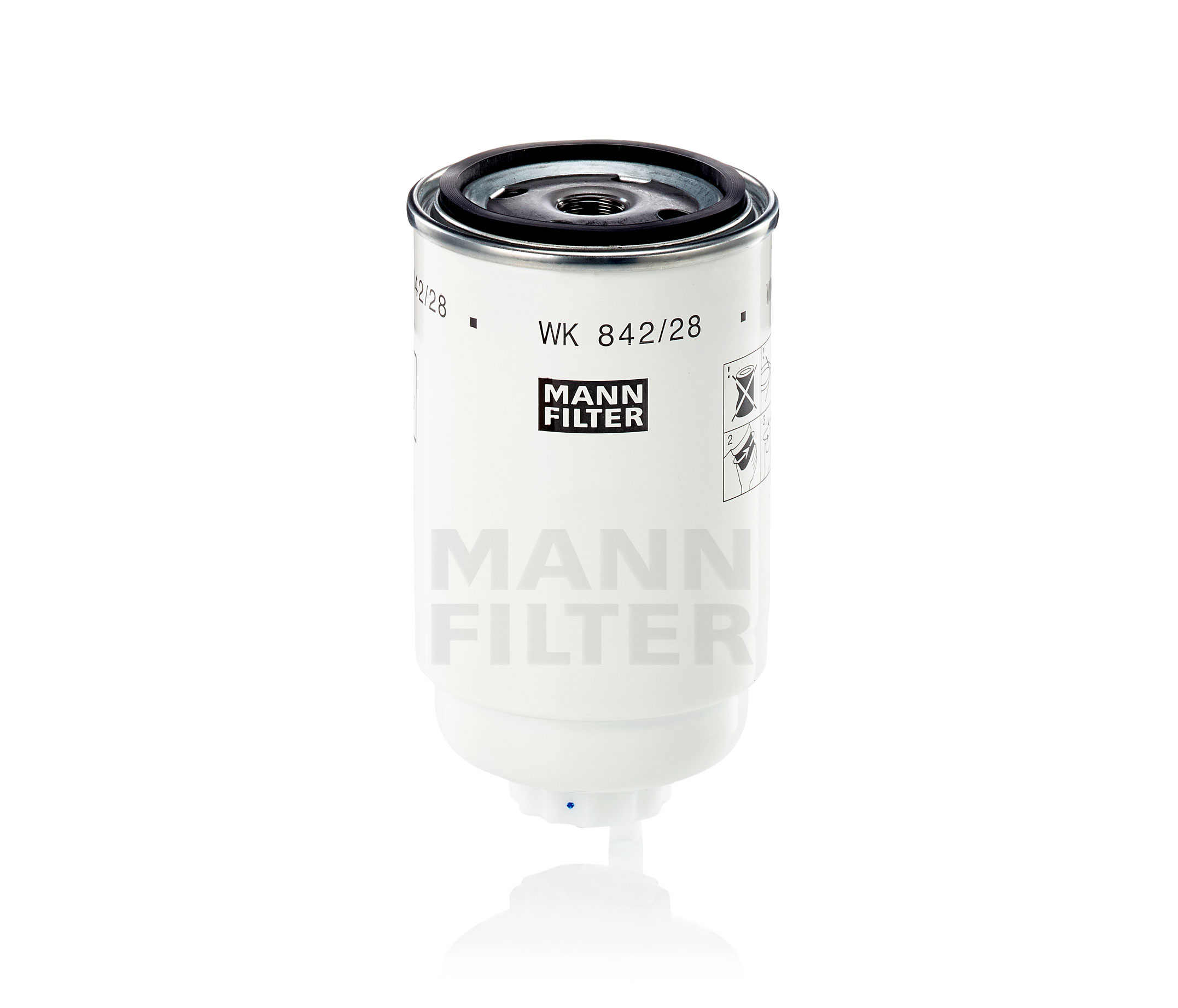 Įsigykite MANN-FILTER Kuro filtras Prekės Nr.: WK 842/28 už žemiausią 25,90 € kainą