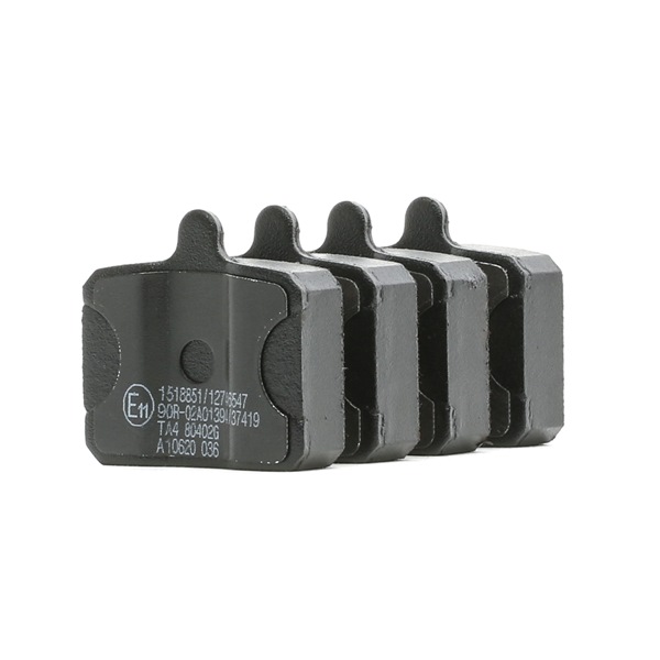 OE Pastilhas de freio SKODA 100 1972 113395241, 113430200, 113430201 de RIDEX