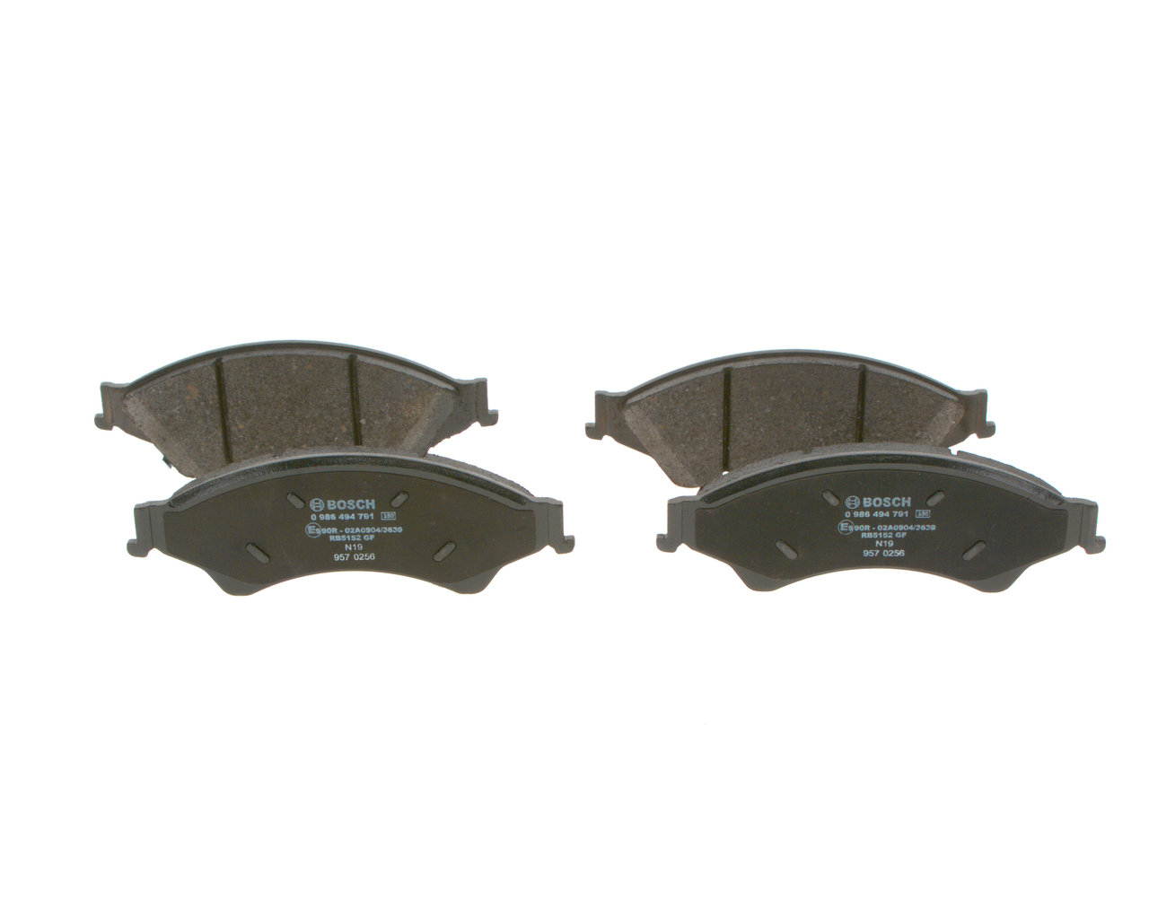 FORD 2.5 Flex 168 HP Bensiin/etanool Piduriklotsid OEM 1723538 BOSCH internetist äärmiselt madalate hindadega