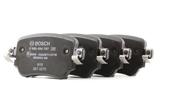 OEM Τακάκια φρένων VW 2.0 TDI 110 PS Πετρέλαιο 2K5698451A από την BOSCH ηλεκτρονικά σε χαμηλές τιμές