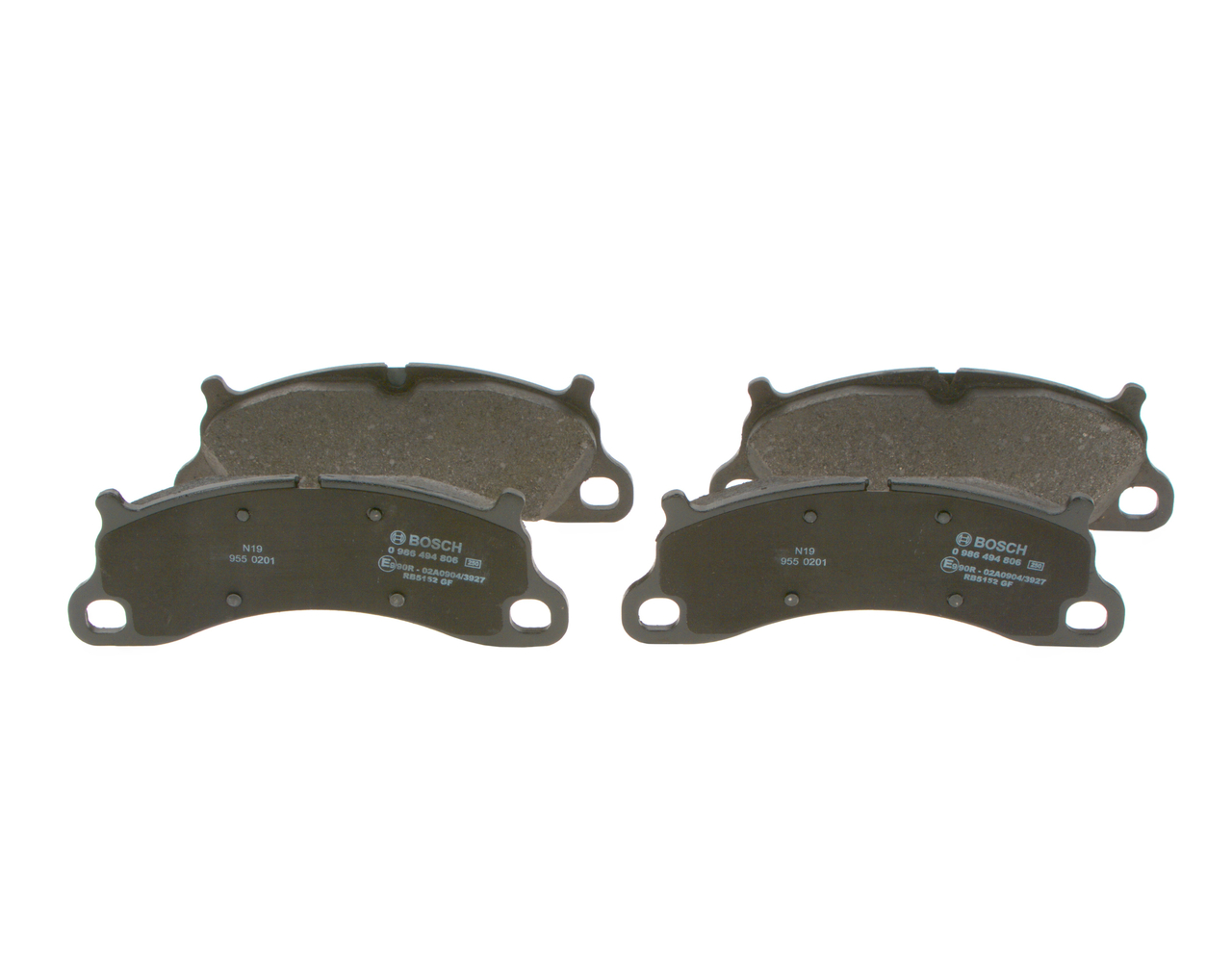 Köp billiga original Bromsbelägg 0 986 494 806 jämförbara med 99135194902 OEM nummer på nätet