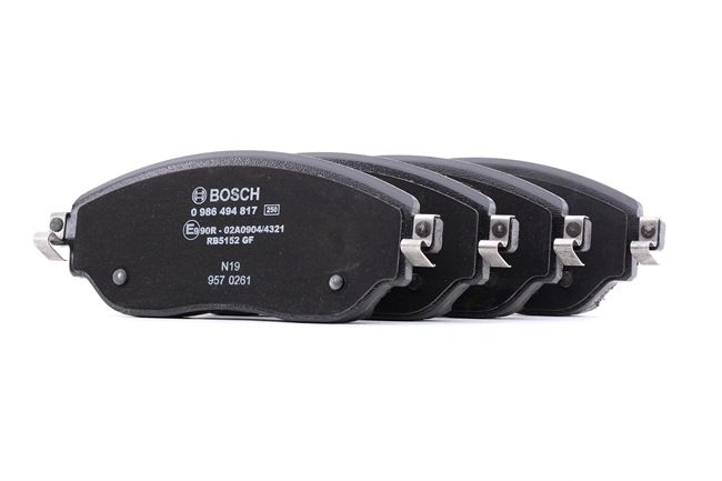 Įsigykite nebrangią originalią Stabdžių kaladėlės 0 986 494 817. sulyginama su 4106000Q1H OEM numeriais internetu