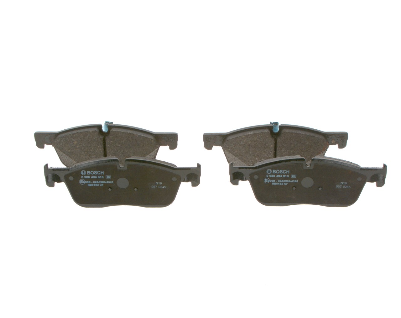Įsigykite BOSCH Stabdžių kaladėlės Prekės Nr.: 0 986 494 818 už žemiausią 49,41 € kainą