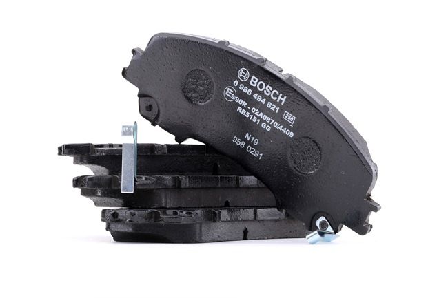 Kupite poceni originalno Zavorne ploščice 0 986 494 821, primerljivo z D10604CC0A OEM številke, prek spleta