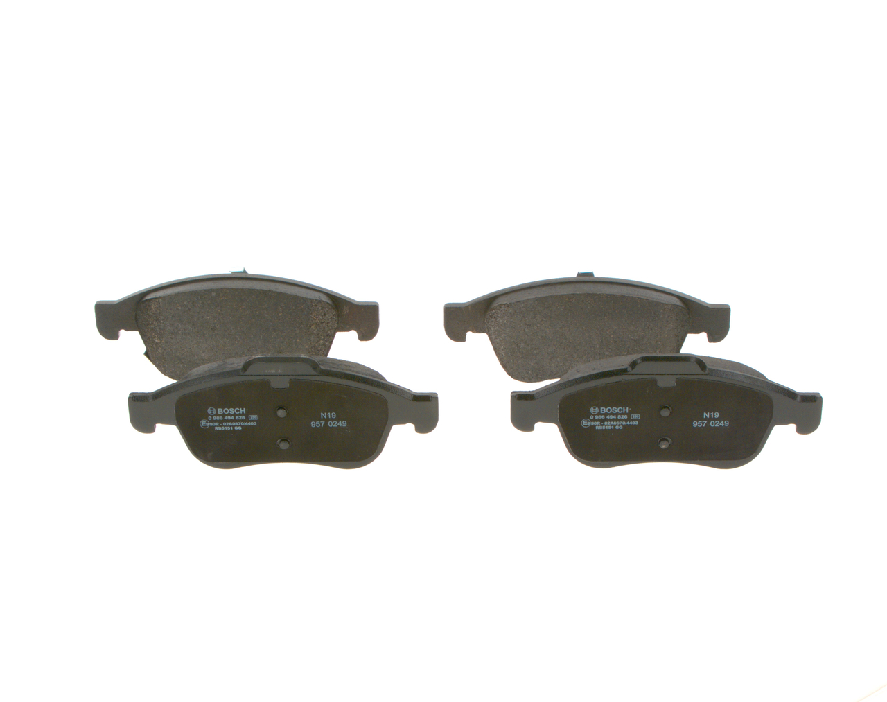 Įsigykite BOSCH Stabdžių kaladėlės Prekės Nr.: 0 986 494 826 už žemiausią 39,62 € kainą
