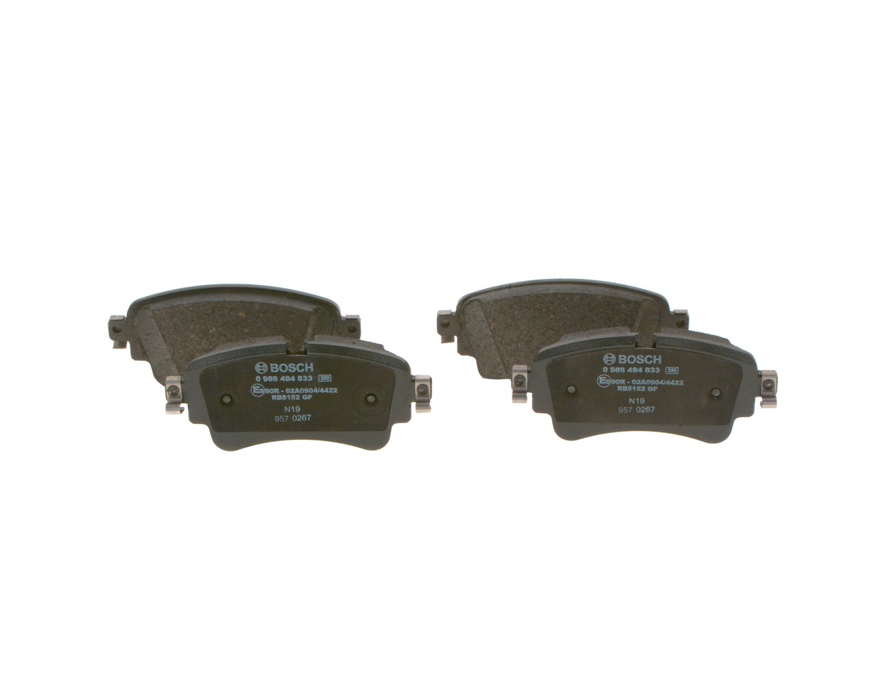 OEM Σετ τακάκια, δισκόφρενα VW Touareg CR 2021 4M0698451BD, 4N0698451, 80A698451B BOSCH