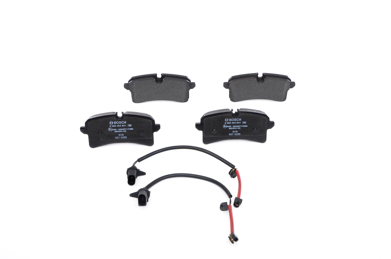 Įsigykite nebrangią originalią Stabdžių kaladėlės 0 986 494 841. sulyginama su 4H0698451H OEM numeriais internetu