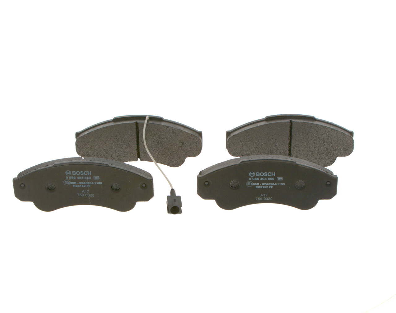 Įsigykite BOSCH Stabdžių kaladėlės Prekės Nr.: 0 986 494 850 už žemiausią 33,49 € kainą