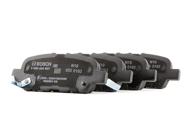 Vásároljon online olcsó, eredeti Fékbetét készlet, tárcsafék 0 986 494 857 alkatrészt, mely összehasonlítható a CV612001CC OEM számmal
