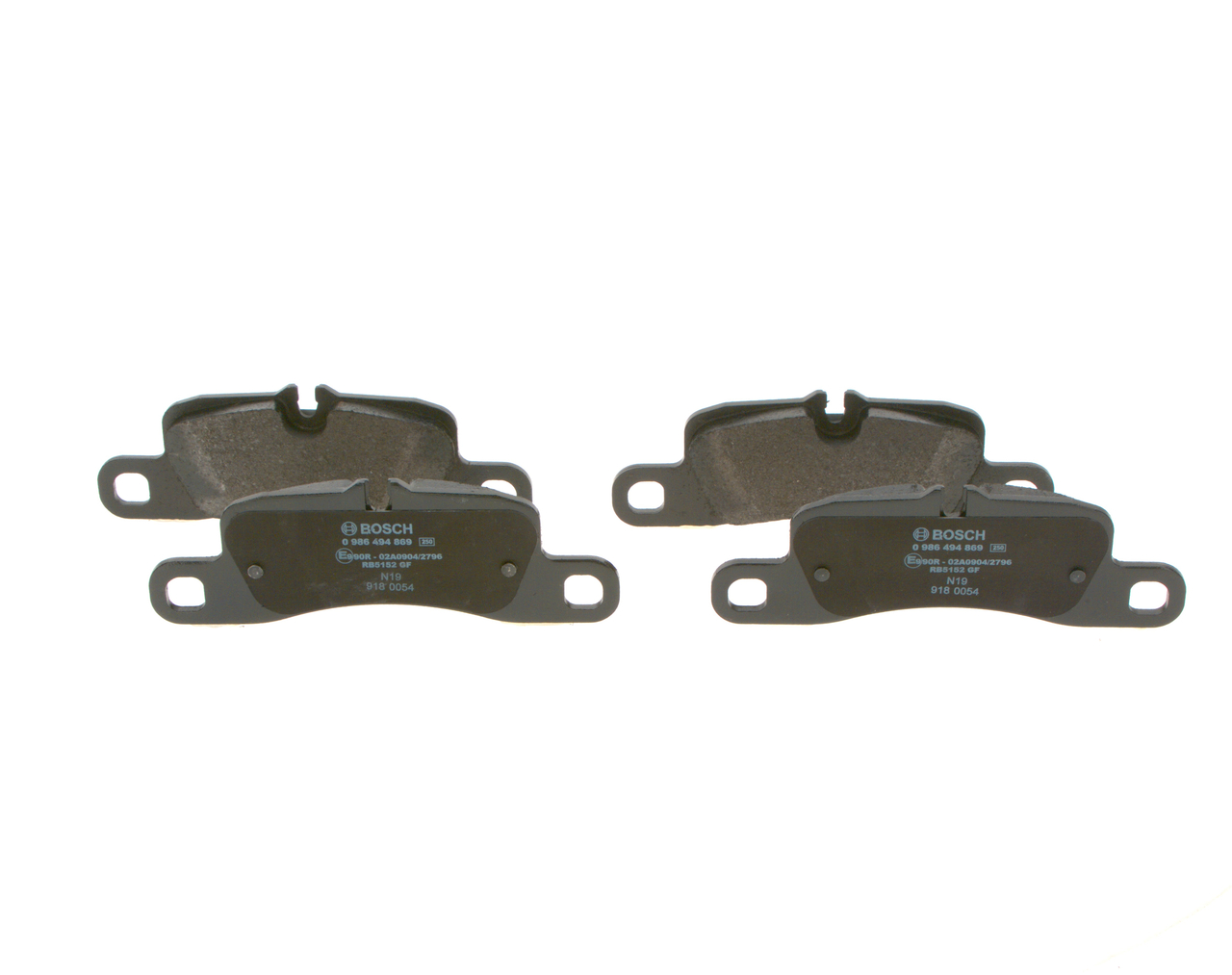Köp billiga original Bromsbelägg 0 986 494 869 jämförbara med 95835293971 OEM nummer på nätet