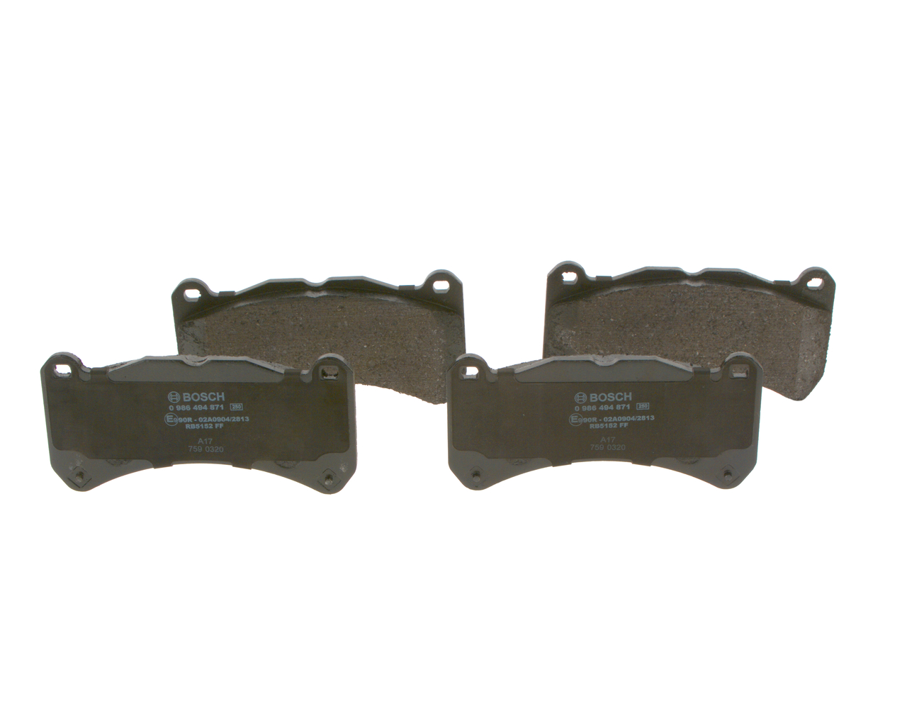 Ostke BOSCH Piduriklotsid Toode nr.: 0 986 494 871 madala hinnaga 52,79 €