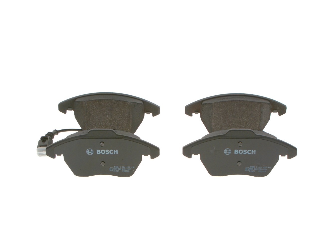 Kúpte si lacné originálne Brzdové platničky 0 986 495 412 porovnateľné s 1K0698151C OEM číslami online