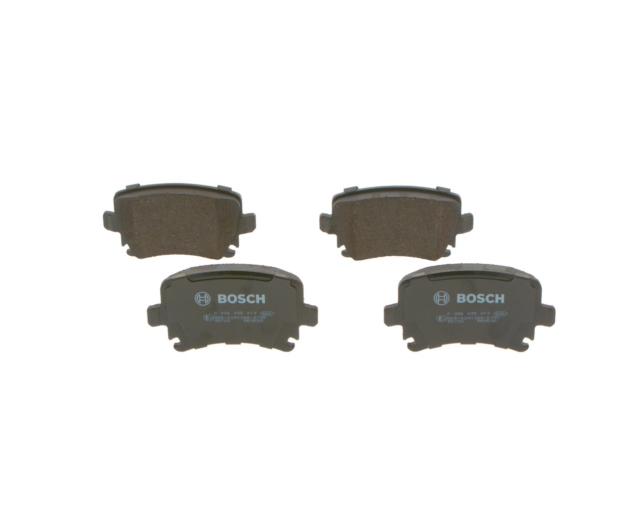 Acquista online Kit pastiglie freni 0 986 495 413 originale a buon mercato, comparabile con i numeri OEM 4F0698451A