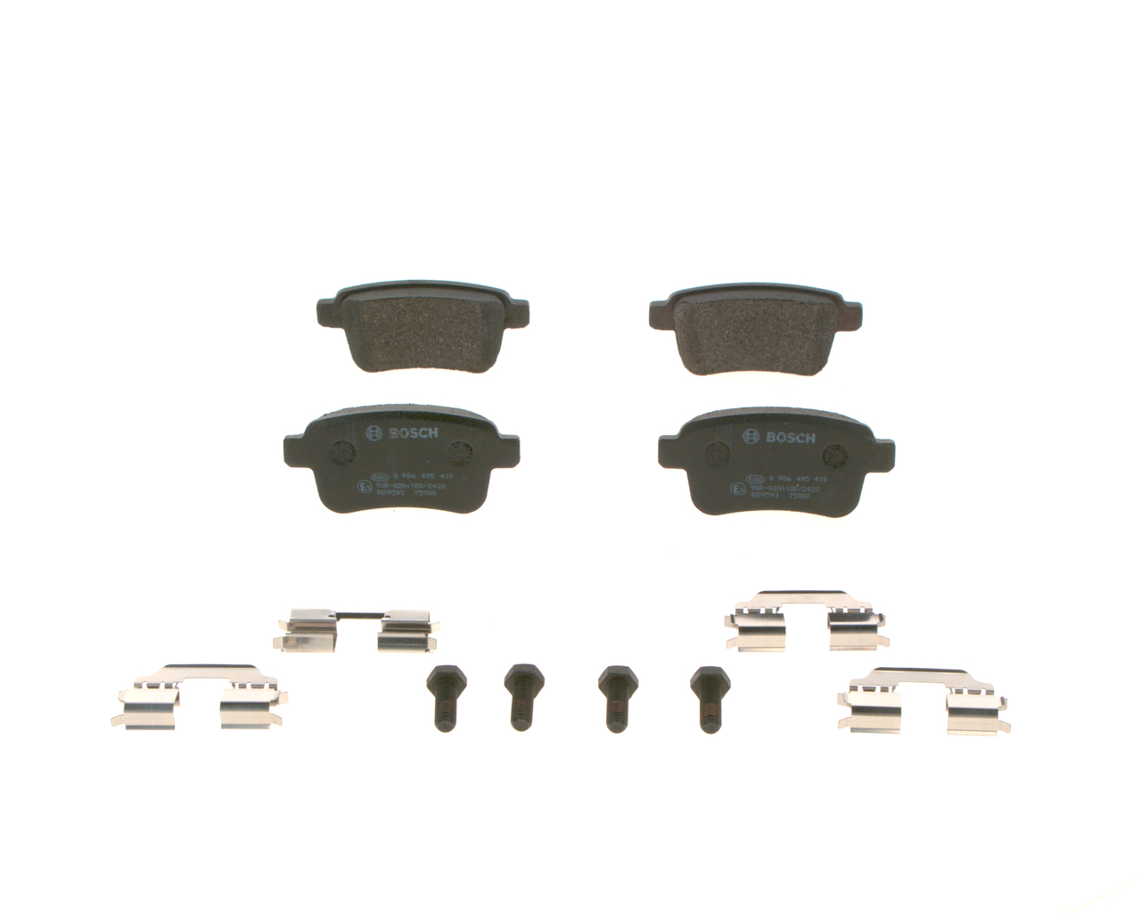 Köp billiga original Bromsbelägg 0 986 495 418 jämförbara med A4154210410 OEM nummer på nätet