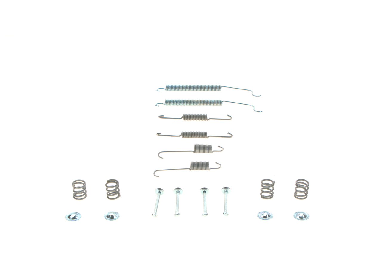 RENAULT 2.0 dCi (JK01, JK02, JK1J, JK1K, JK1H) 150 AG dyzelinas Priedų komplektas, stabdžių trinkelės OEM 7701209589 iš BOSCH internetu puikiomis kainomis