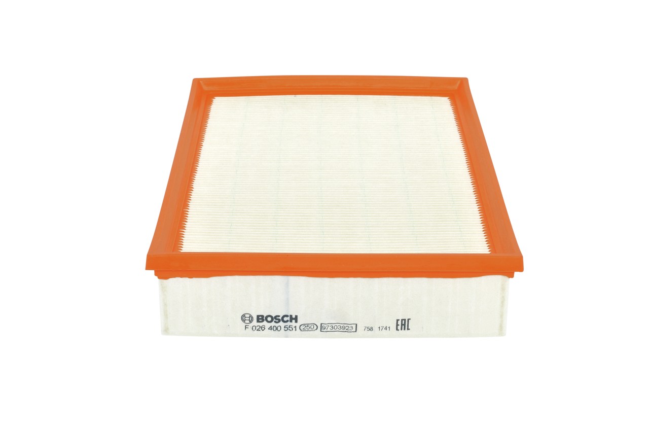 Ostke BOSCH Õhufilter Toode nr.: F 026 400 551 madala hinnaga 19,75 €