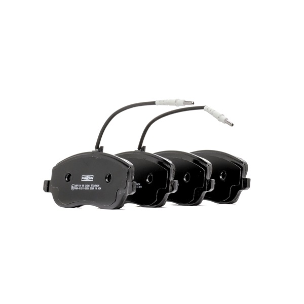 OEM Комплект спирачно феродо, дискови спирачки FIAT 2.0 JTD 109 K.C. дизел 0000077366761 от CHAMPION онлайн на супер цени