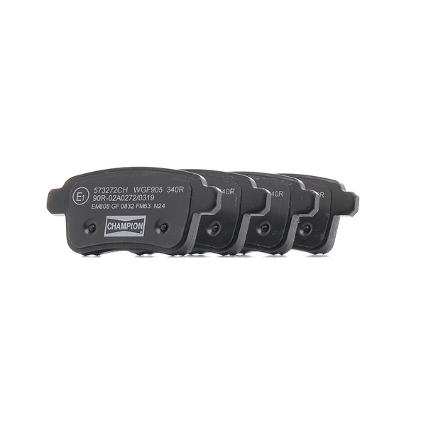 OEM Remblokken RENAULT 1.5 dCi 110 (FW0C, FW0H) 109 PK Diesel 4154210400 van CHAMPION online aan geweldige prijzen