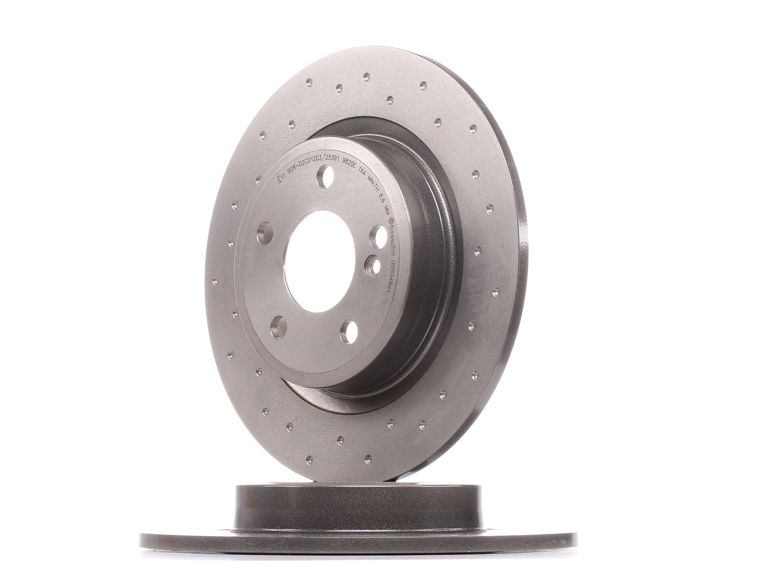 Köp BREMBO Bromsskiva Produktnummer: 08.B348.4X till det förmånliga priset av 795,63 kr