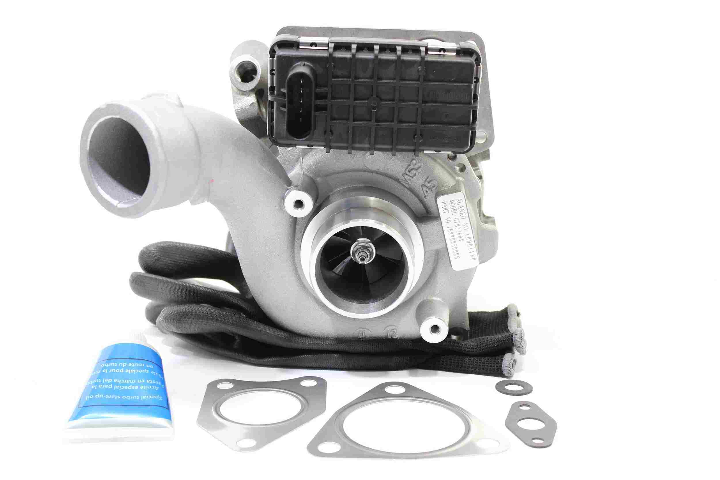 Turboaggregat PORSCHE av original kvalitet 059145722J, 059145722JV, 059145722JX fra ALANKO