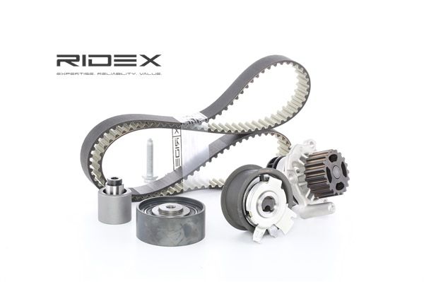 OE MITSUBISHI GRANDIS 2000 Timing belt kit with water pump 038109244J, 038109244N, 038121011C from RIDEX