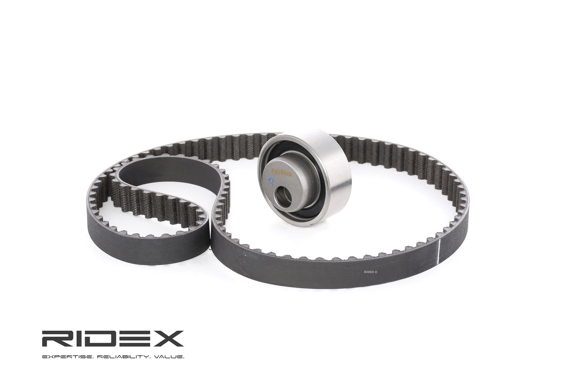 Kupte si RIDEX Ozubení, sada rozvodového řemene Číslo produktu: 307T0058 za nízkou cenu 705,63 Kč