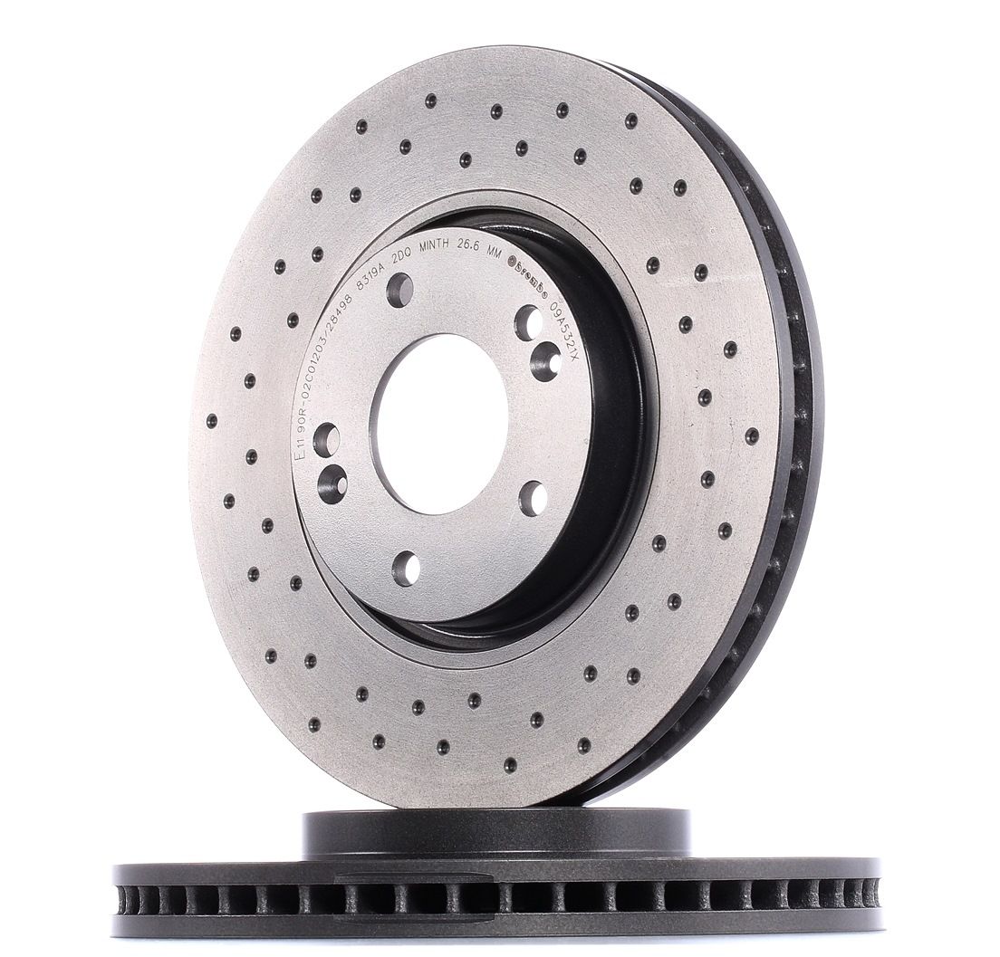 Köp BREMBO Bromsskiva Produktnummer: 09.A532.1X till det förmånliga priset av 1085,25 kr