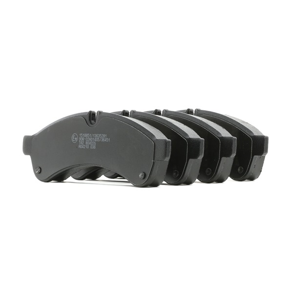 OEM Remblokken IVECO eDAILY 35S14E, 42S14E, 42C14E, 50C14E, 72C1E 190 PK Elektro 42555633 van RIDEX online aan geweldige prijzen